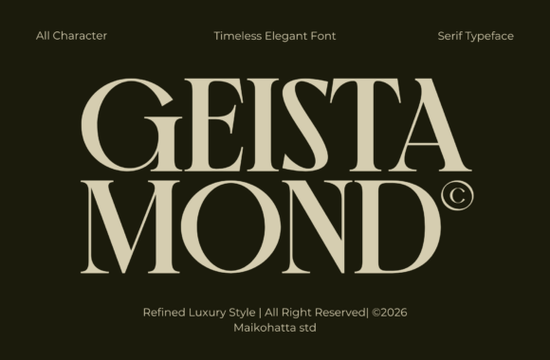 Geista Mond Font